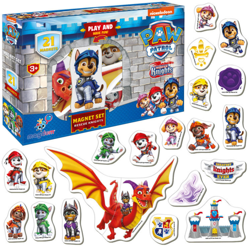 Magdum Paw Patrol Лицарі - набір магнітів (ML4034-06)