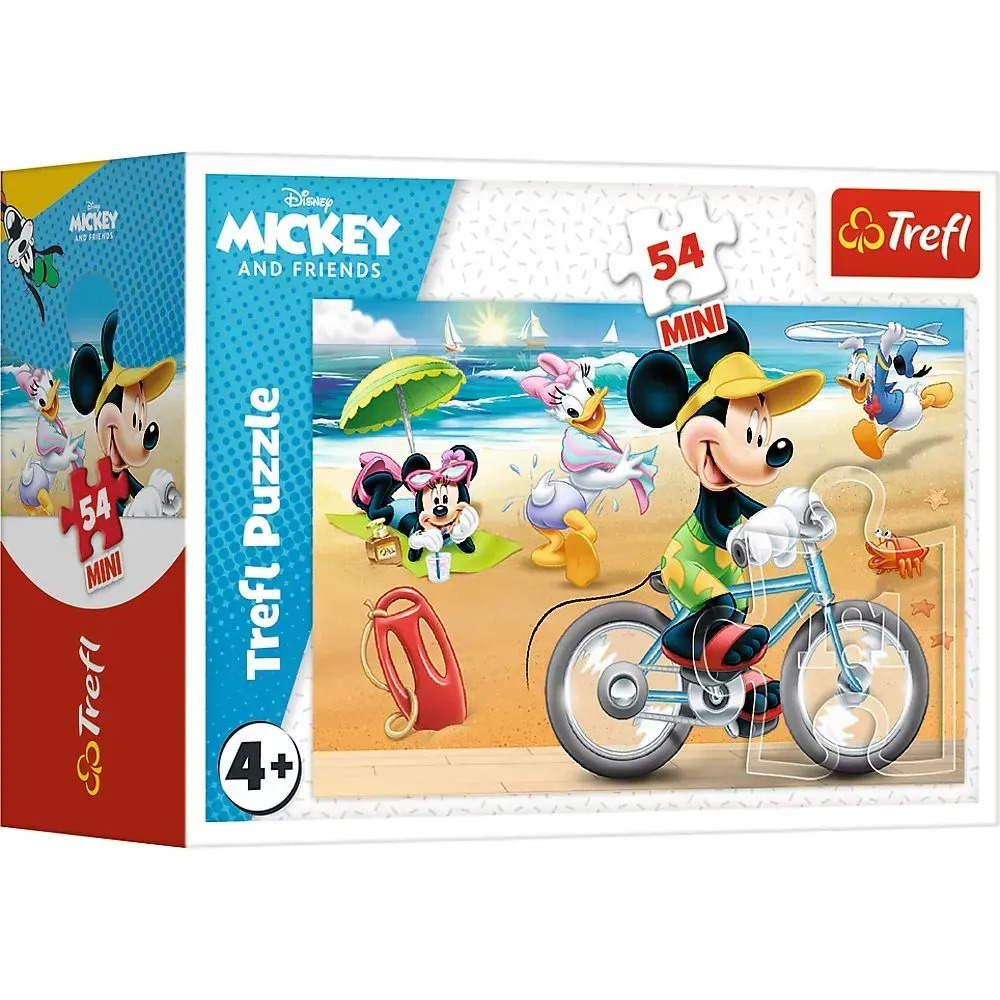 Trefl Mini На велосипеде Disney Микки Маус - пазлы 54 элемента (19712)