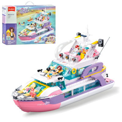 Sluban Girl's Dream Катер - конструктор 1108 деталей (M38-B1167)