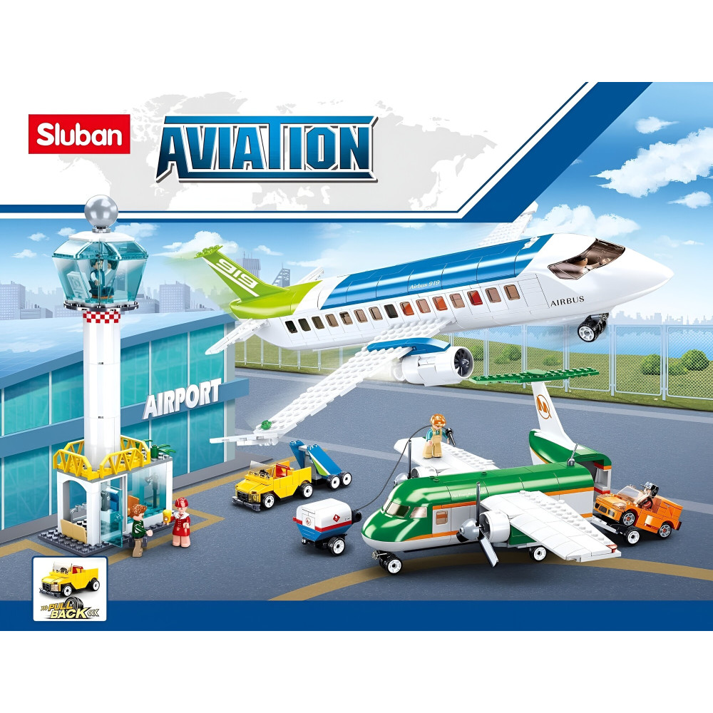 Sluban Aviation Аеропорт - конструктор 731 деталь (M38-B0930)