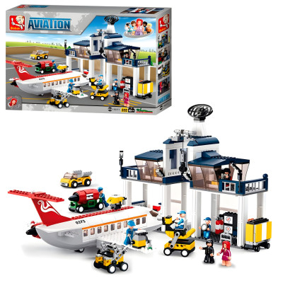 Sluban Aviation Авиационная технозона - конструктор 810 деталей (M38-B0373) Sluban Aviation Авиационная технозона - конструктор 810 деталей (M38-B0373)