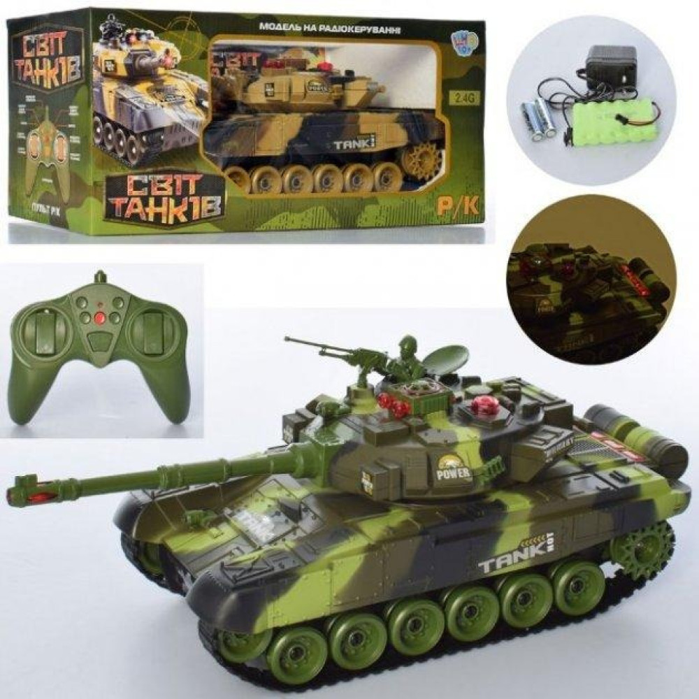Limo Toy Танк - іграшковий танк на радіокеруванні зі світлом і звуком (M 5524)