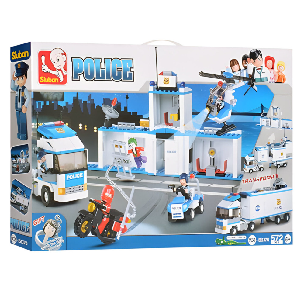 Sluban Police Поліцейська дільниця - конструктор 572 деталі (M38-B0376)