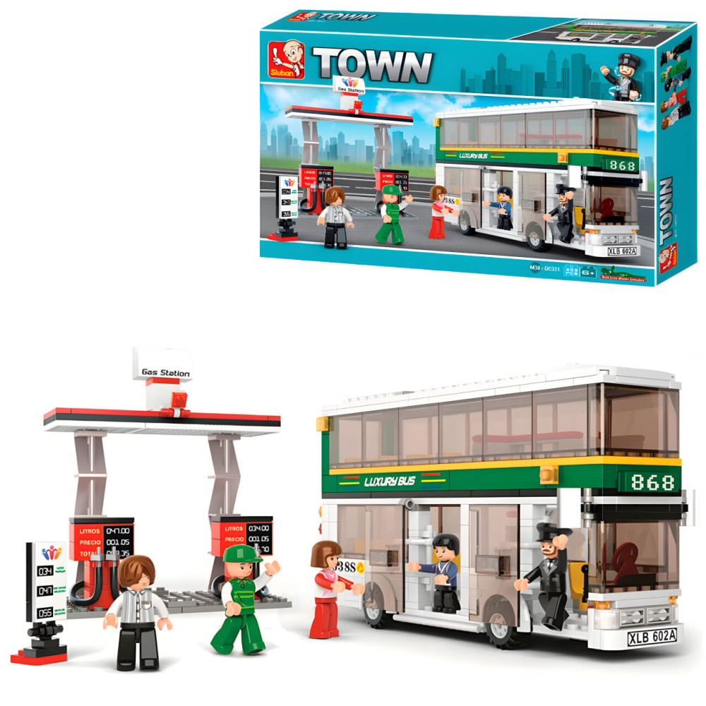 Sluban Town Двоповерховий автобус - конструктор 403 деталі (M38-B0331)
