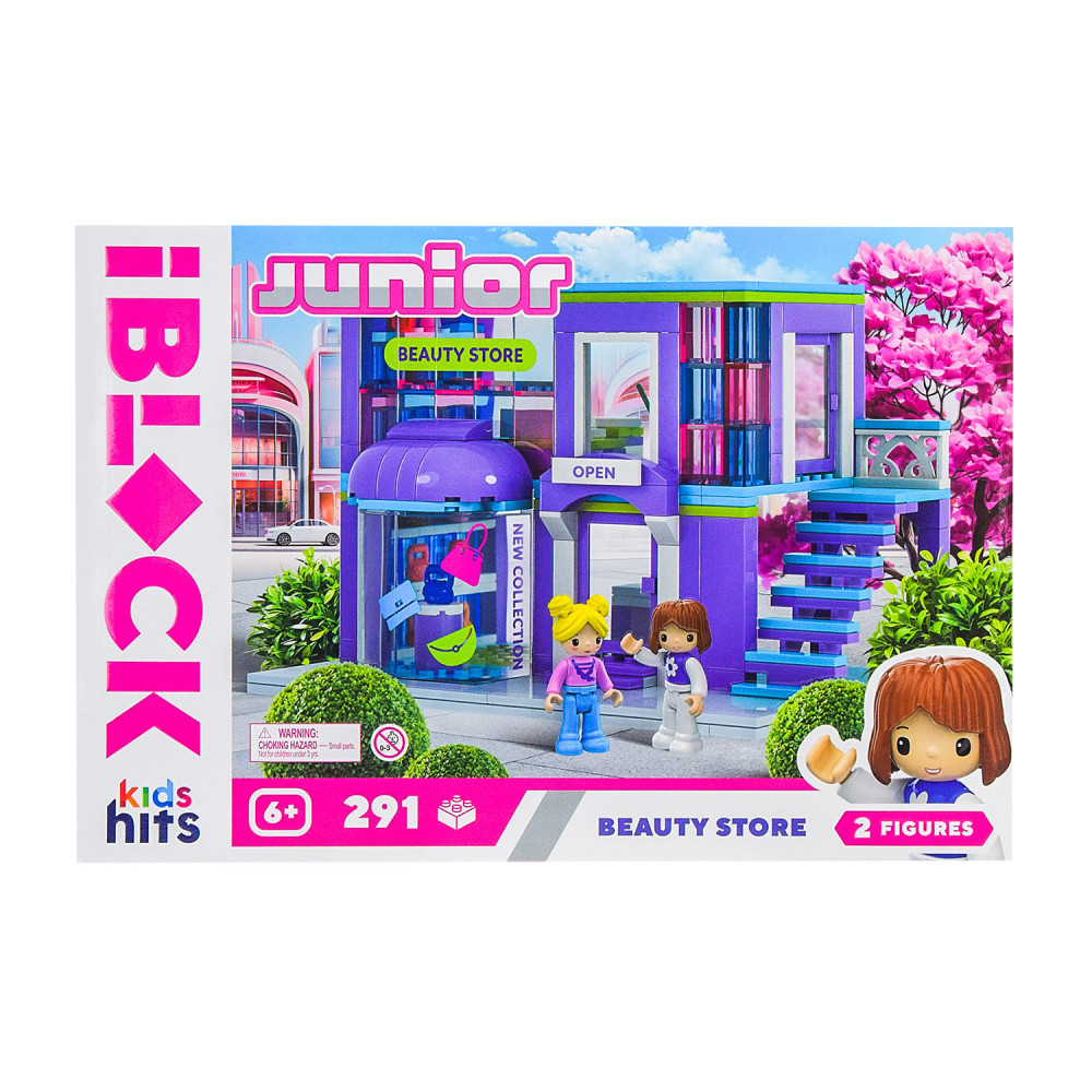 Kids Hits Iblock Junior Магазин красоты - конструктор 291 деталь (KH08/013/2)