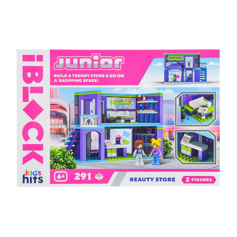 Kids Hits Iblock Junior Магазин красоты - конструктор 291 деталь (KH08/013/2)