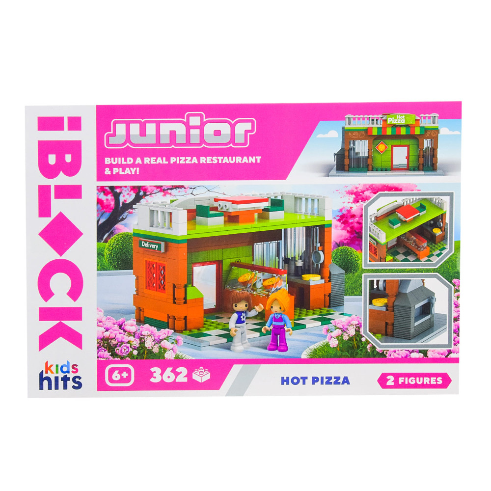 Kids Hits Iblock Junior Горячая пицца - конструктор 362 детали (KH08/013/4)