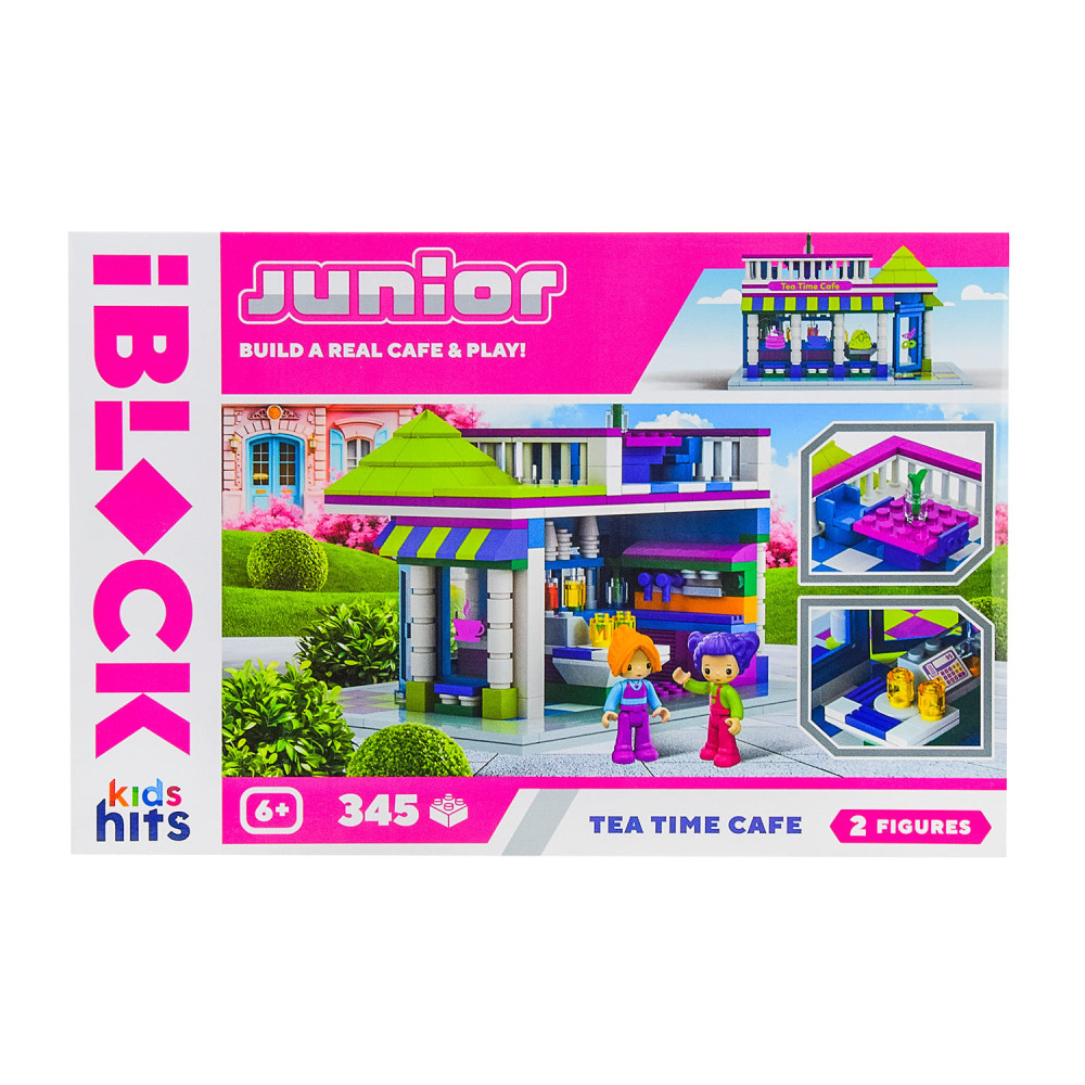 Kids Hits Iblock Junior Чайное кафе - конструктор 345 деталей (KH08/013/3) Kids Hits Iblock Junior Чайное кафе - конструктор 345 деталей (KH08/013/3)