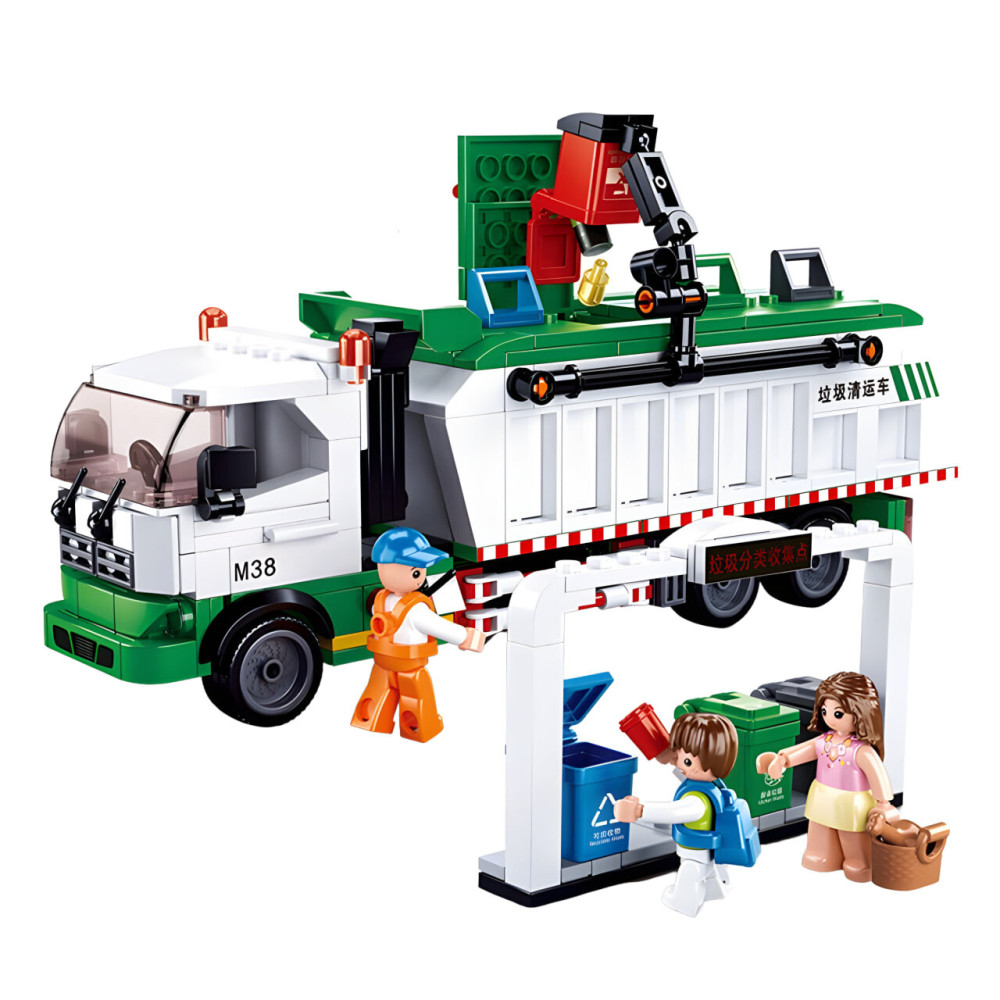 Sluban Town Сміттєвоз - конструктор 432 деталі (M38-B0780) Sluban Town Сміттєвоз - конструктор 432 деталі (M38-B0780)