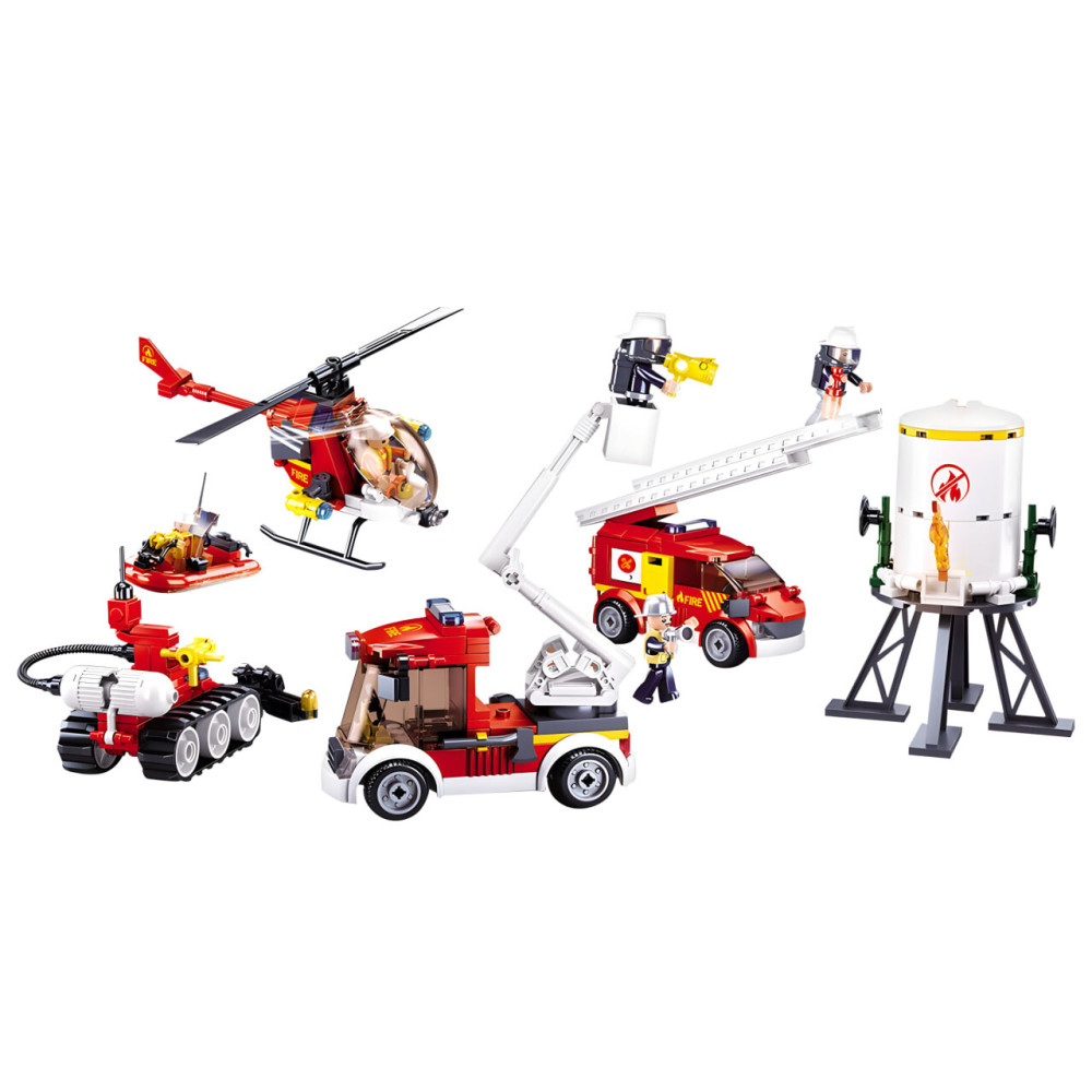Sluban Fire Пожежний транспорт - конструктор 490 деталей (M38-B0811)