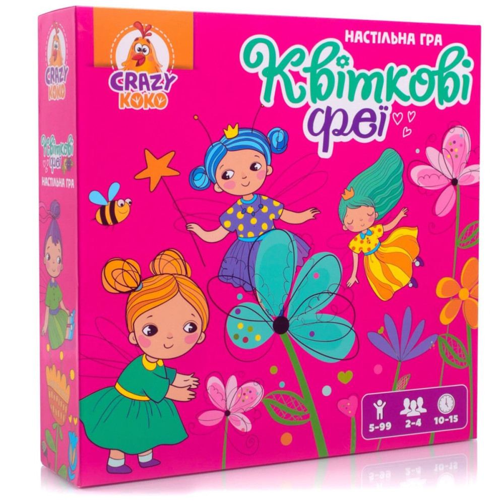Vladi Toys Crazy Koko Квіткові феї - настільна гра (VT8055-34)