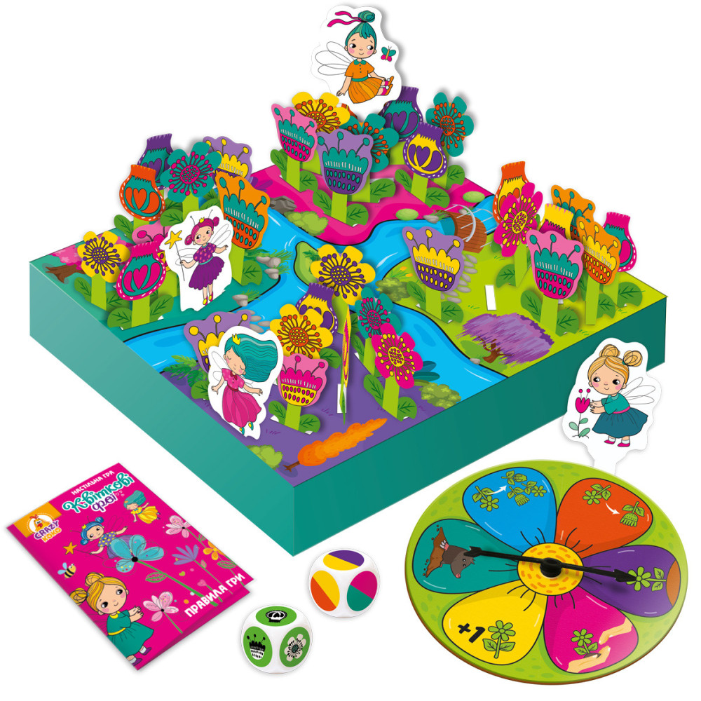 Vladi Toys Crazy Koko Квіткові феї - настільна гра (VT8055-34) Vladi Toys Crazy Koko Квіткові феї - настільна гра (VT8055-34)