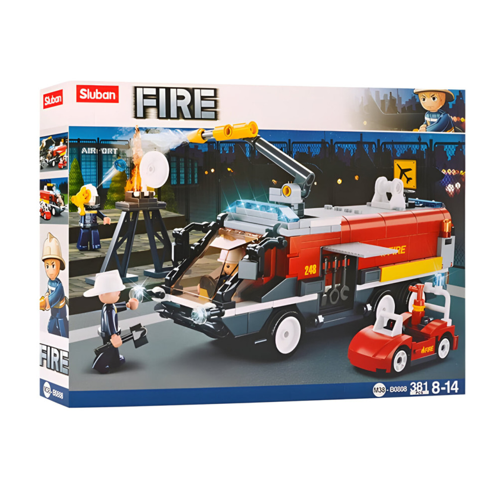 Sluban Fire Пожежна техніка - конструктор 381 деталь (M38-B0808)