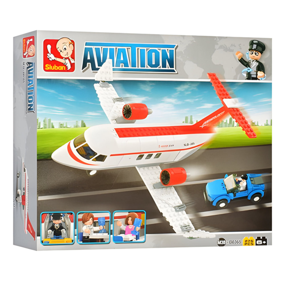 Sluban Aviation Літак - конструктор 275 деталей (M38-B0365) Sluban Aviation Літак - конструктор 275 деталей (M38-B0365)