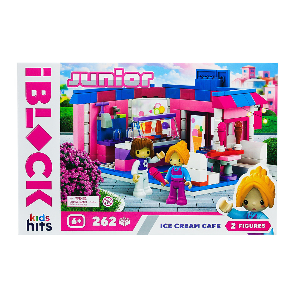 Kids Hits Iblock Junior Кафе-мороженое - конструктор 262 детали (KH08/003/3)