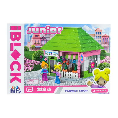 Kids Hits Iblock Junior Цветочный магазин - конструктор 328 деталей (KH08/013/11) Kids Hits Iblock Junior Цветочный магазин - конструктор 328 деталей (KH08/013/11)