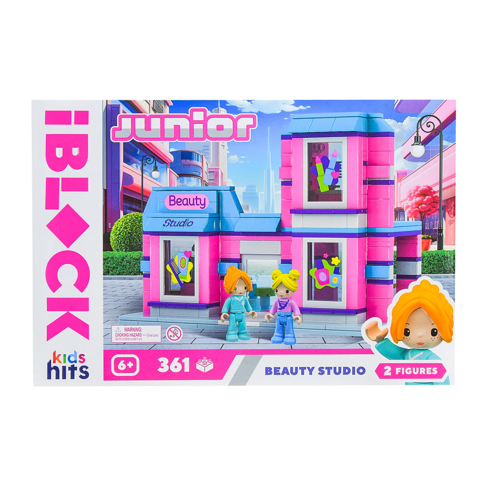 Kids Hits Iblock Junior Студия красоты - конструктор 361 деталь (KH08/013/1)