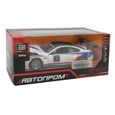 Автопром BMW M6 GT3 1:32 - металева автомодель в асортименті (68325)