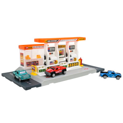 Автопром АЗС - ігровий набір з машинками (PS005-1)