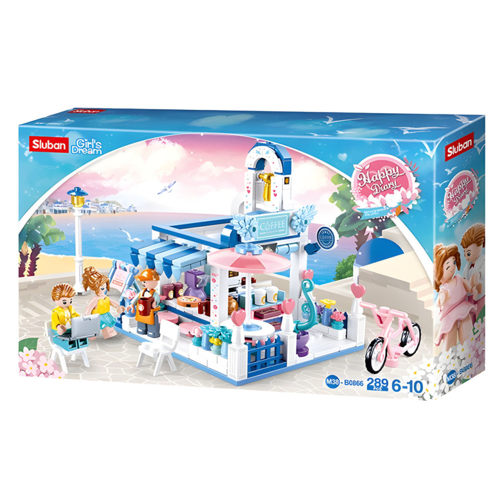 Sluban Happy Diary Кафе - конструктор 289 деталей (M38-B0866) Sluban Happy Diary Кафе - конструктор 289 деталей (M38-B0866)