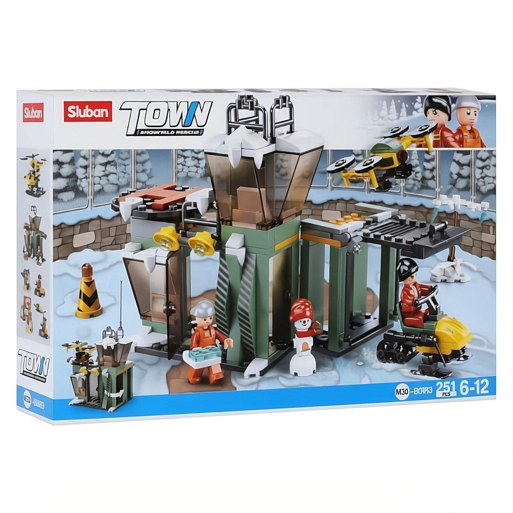 Sluban Town Зимова база - конструктор 251 деталь (M38-B0953) Sluban Town Зимова база - конструктор 251 деталь (M38-B0953)