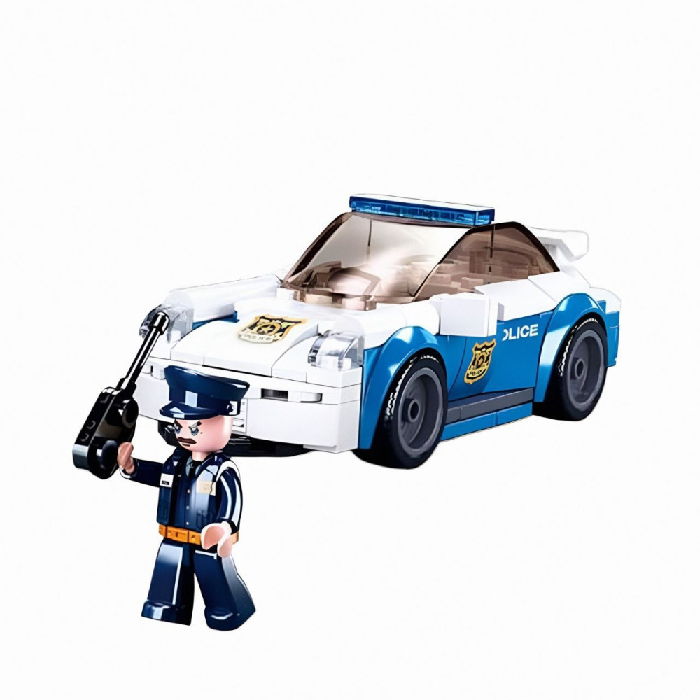 Sluban Police Дві патрульні машини - конструктор 264 деталі (M38-B0825)