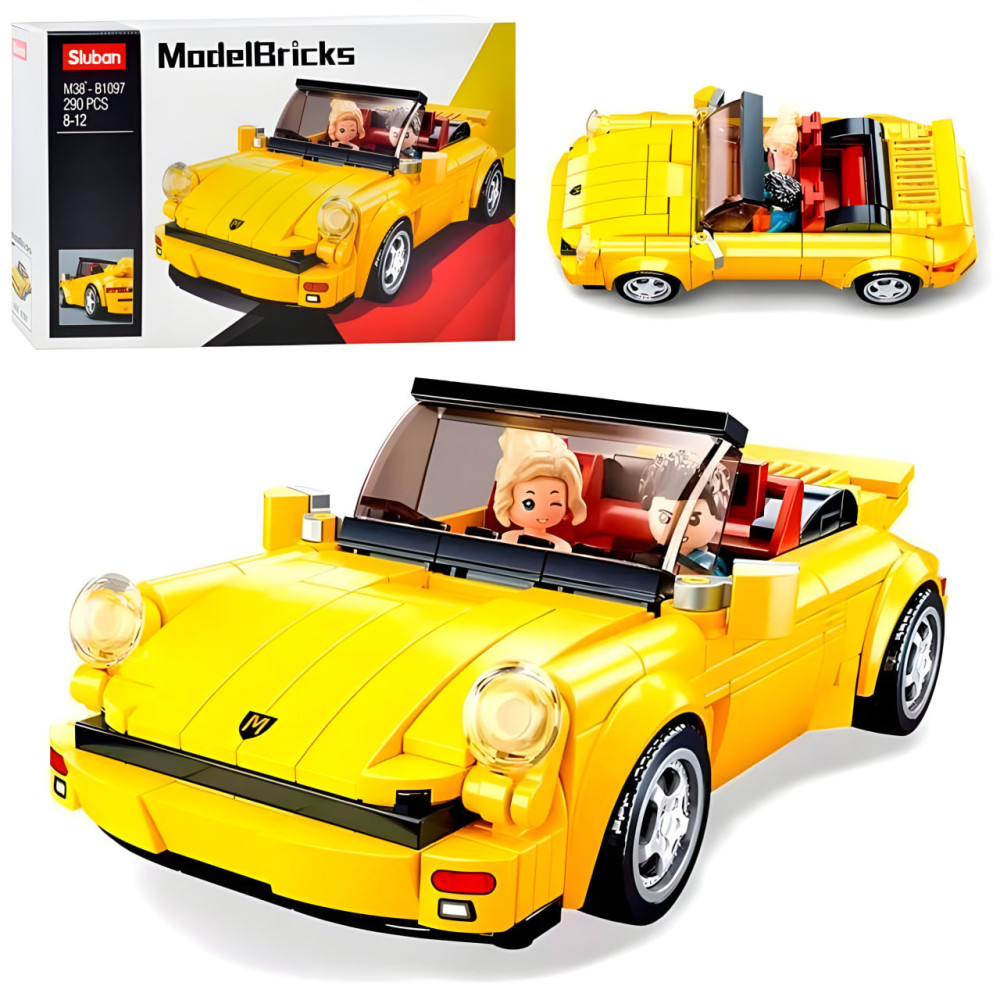 Sluban Model Bricks Спортивний автомобіль - конструктор 290 деталей (M38-B1097)