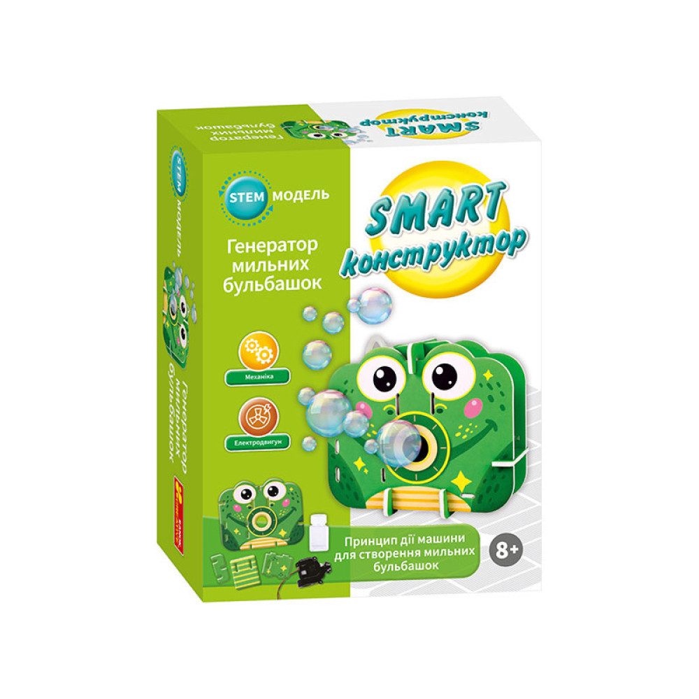 Ranok-Creative SMART Генератор бульбашок - конструктор із картону (10100706У)