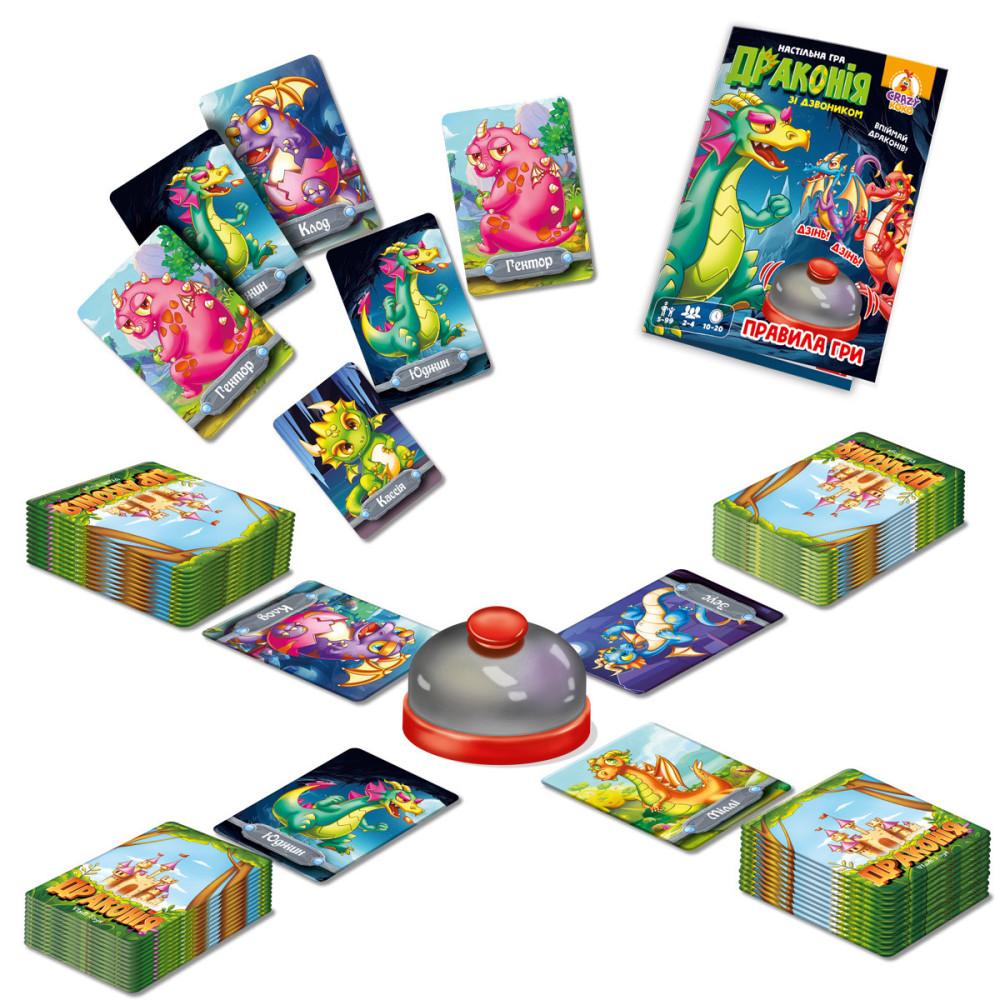 Vladi Toys Crazy Koko Драконія - настільна гра зі дзвоником (VT8010-12)