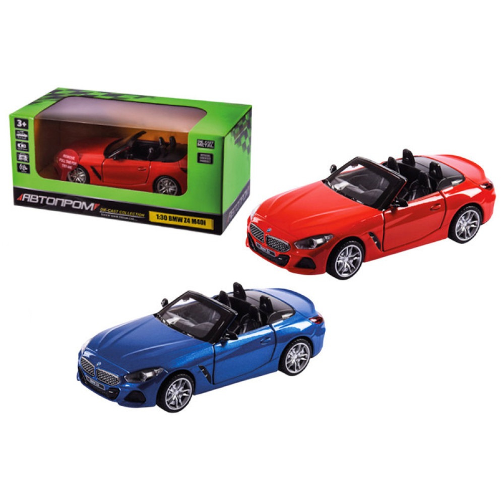 Автопром BMW Z4 M40i - металлическая автомодель в ассортименте (68412)