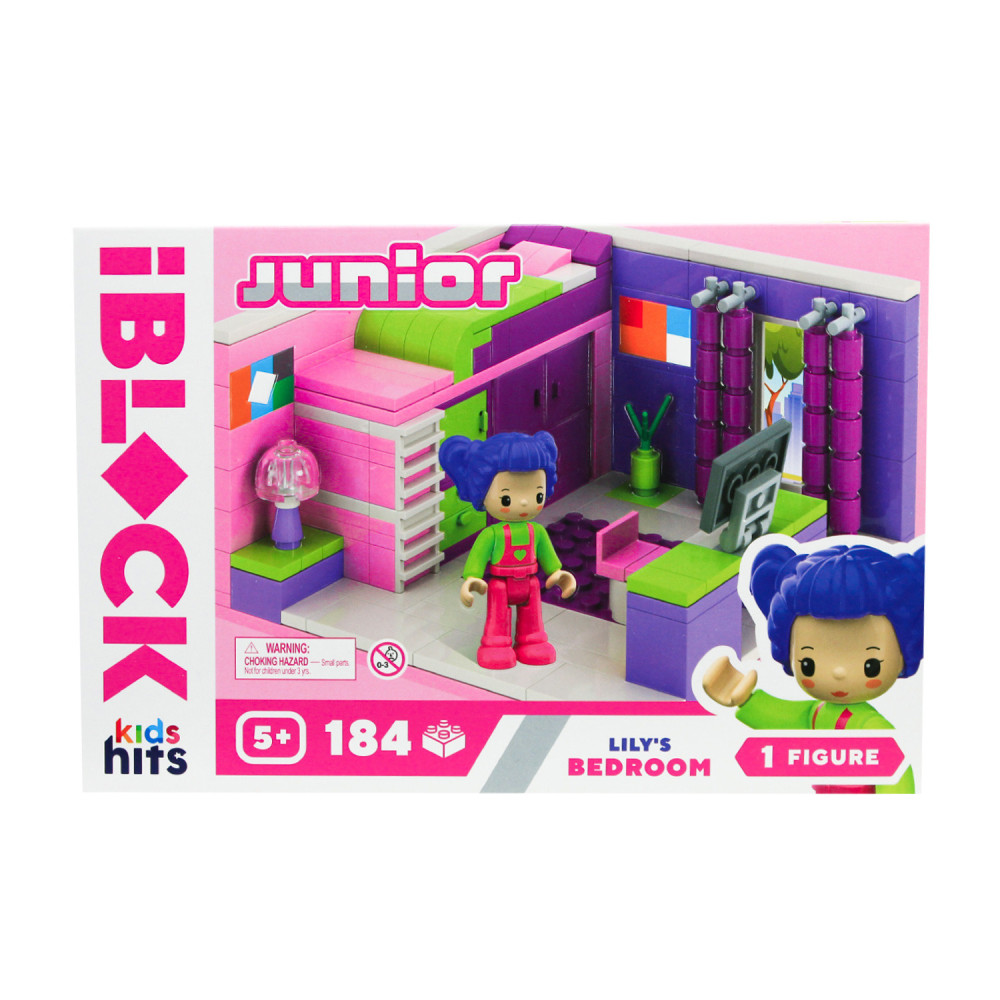 Kids Hits Iblock Junior Спальня Лили - конструктор 184 детали (KH08/001/1)