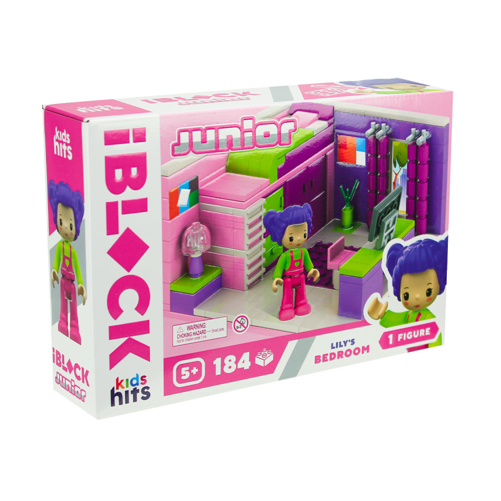 Kids Hits Iblock Junior Спальня Лили - конструктор 184 детали (KH08/001/1)