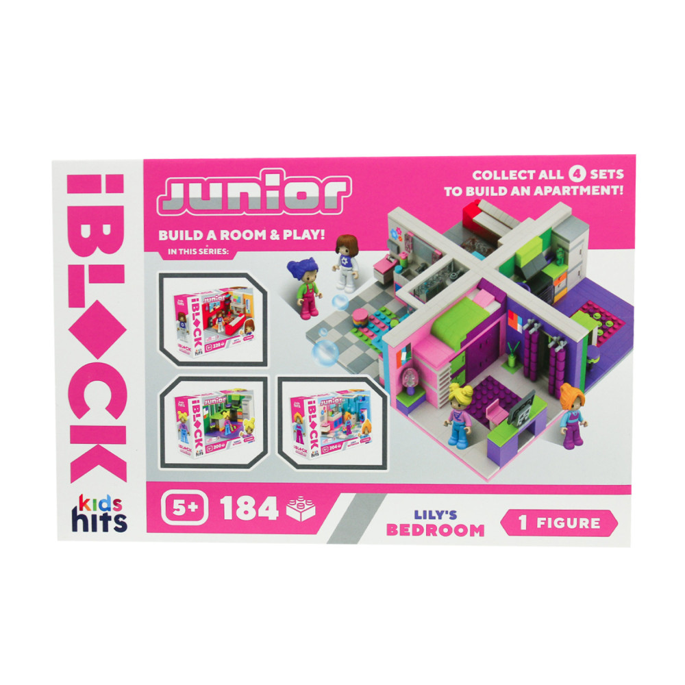 Kids Hits Iblock Junior Спальня Лили - конструктор 184 детали (KH08/001/1)