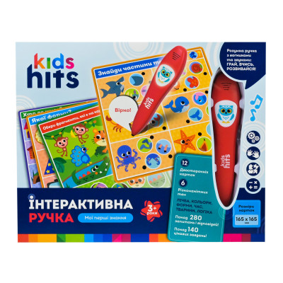 Kids Hits Первые знания Умная ручка - интерактивная игра с 12 карточками (KH60/001) Kids Hits Первые знания Умная ручка - интерактивная игра с 12 карточками (KH60/001)