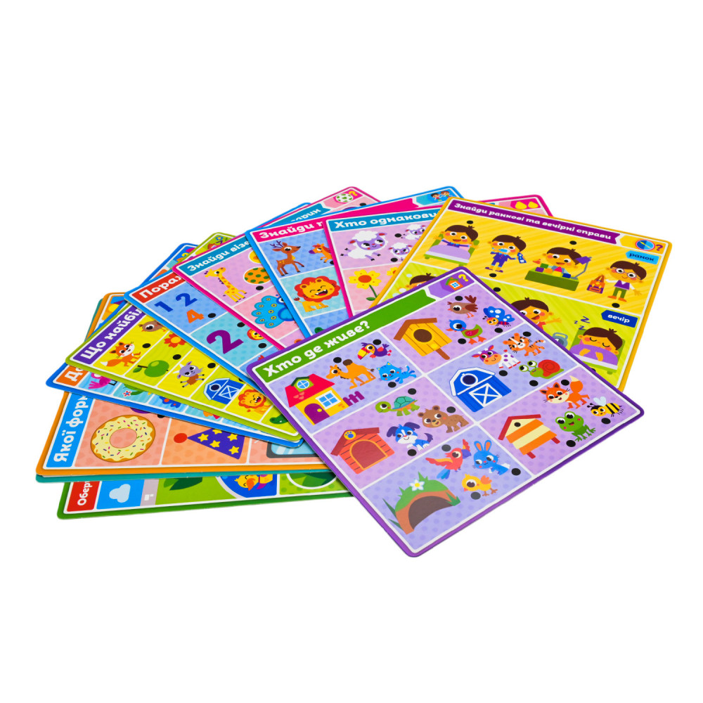 Kids Hits Первые знания Умная ручка - интерактивная игра с 12 карточками (KH60/001)