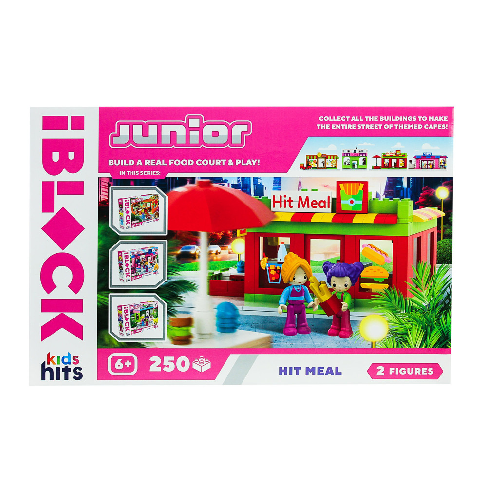 Kids Hits Iblock Junior Фудкорт - конструктор 250 деталей (KH08/003/2) Kids Hits Iblock Junior Фудкорт - конструктор 250 деталей (KH08/003/2)