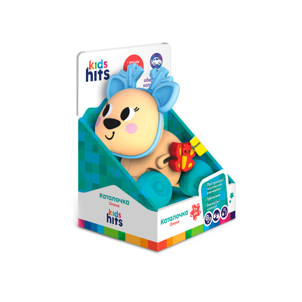 Kids Hits Олень - игрушка-каталка (KH22/003) Kids Hits Олень - игрушка-каталка (KH22/003)