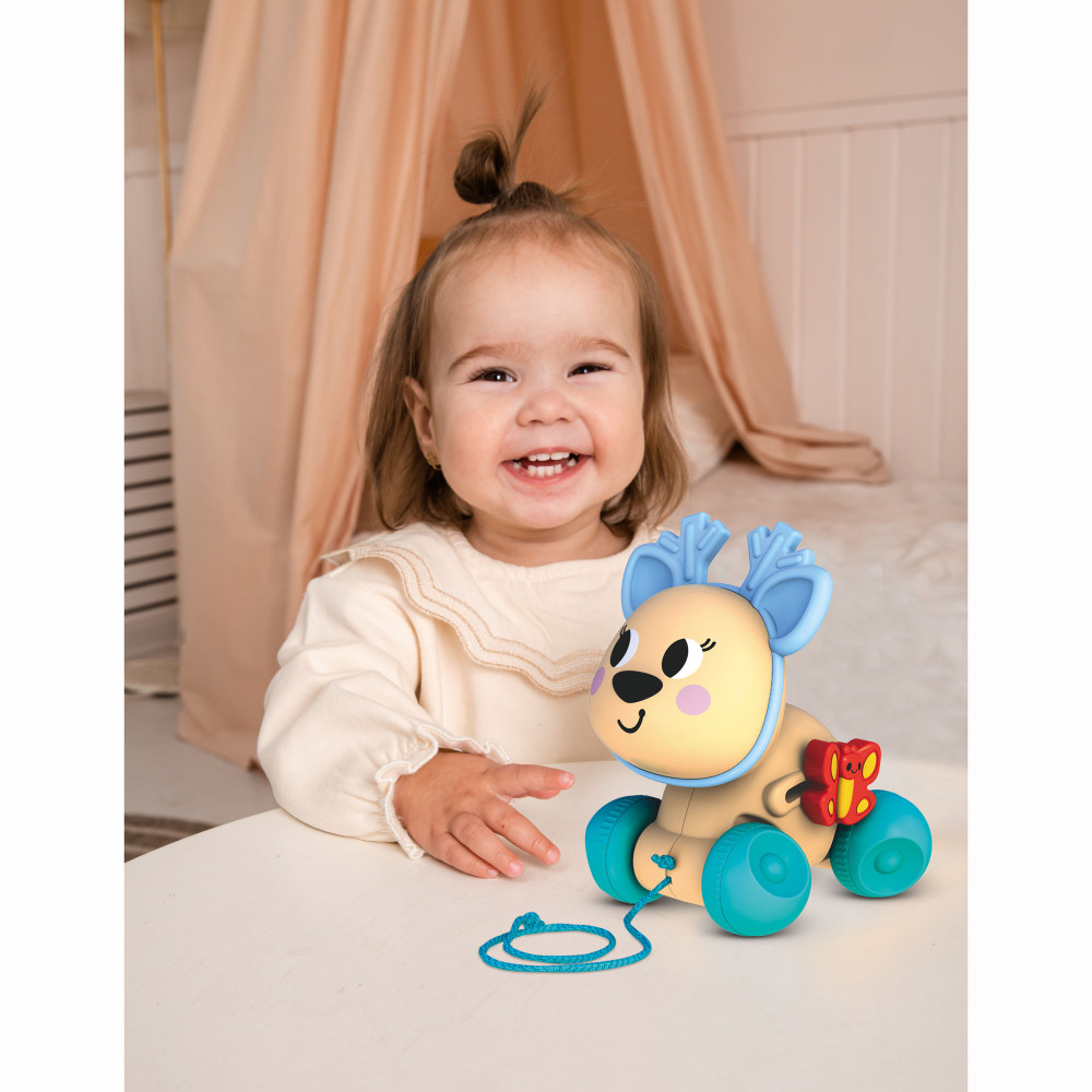 Kids Hits Олень - игрушка-каталка (KH22/003) Kids Hits Олень - игрушка-каталка (KH22/003)