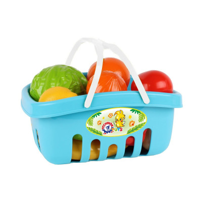 ТехноК Набор продуктов - корзина с фруктами и овощами, 17 элементов (5354)