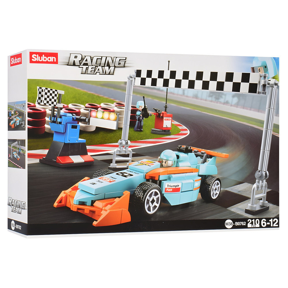 Sluban Racing Team Формула-1 - конструктор 210 деталей (M38-B0762)