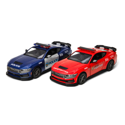Kinsmart Ford Mustang Dark Horse 2024 - металлическая машинка 1:38 в ассортименте (KT5455WPR)