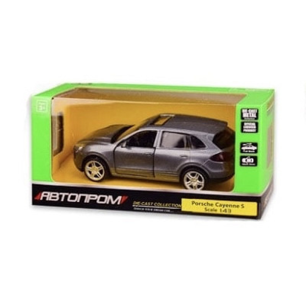 Автопром Porsche Cayenne S - металлическая машинка 1:43 в ассортименте (4303) Автопром Porsche Cayenne S - металлическая машинка 1:43 в ассортименте (4303)