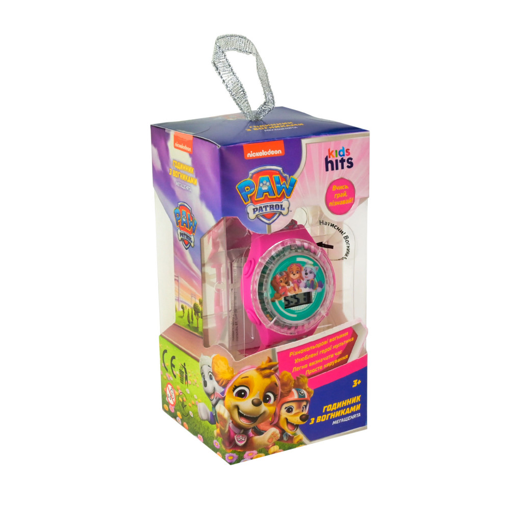 Kids Hits Paw Patrol Часы - электронные наручные часы • Розовый (KH75/001L) Kids Hits Paw Patrol Часы - электронные наручные часы • Розовый (KH75/001L)
