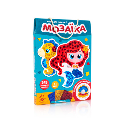 Vladi Toys Блискуча мозаїка Русалонька - набір для творчості (VT4511-06)