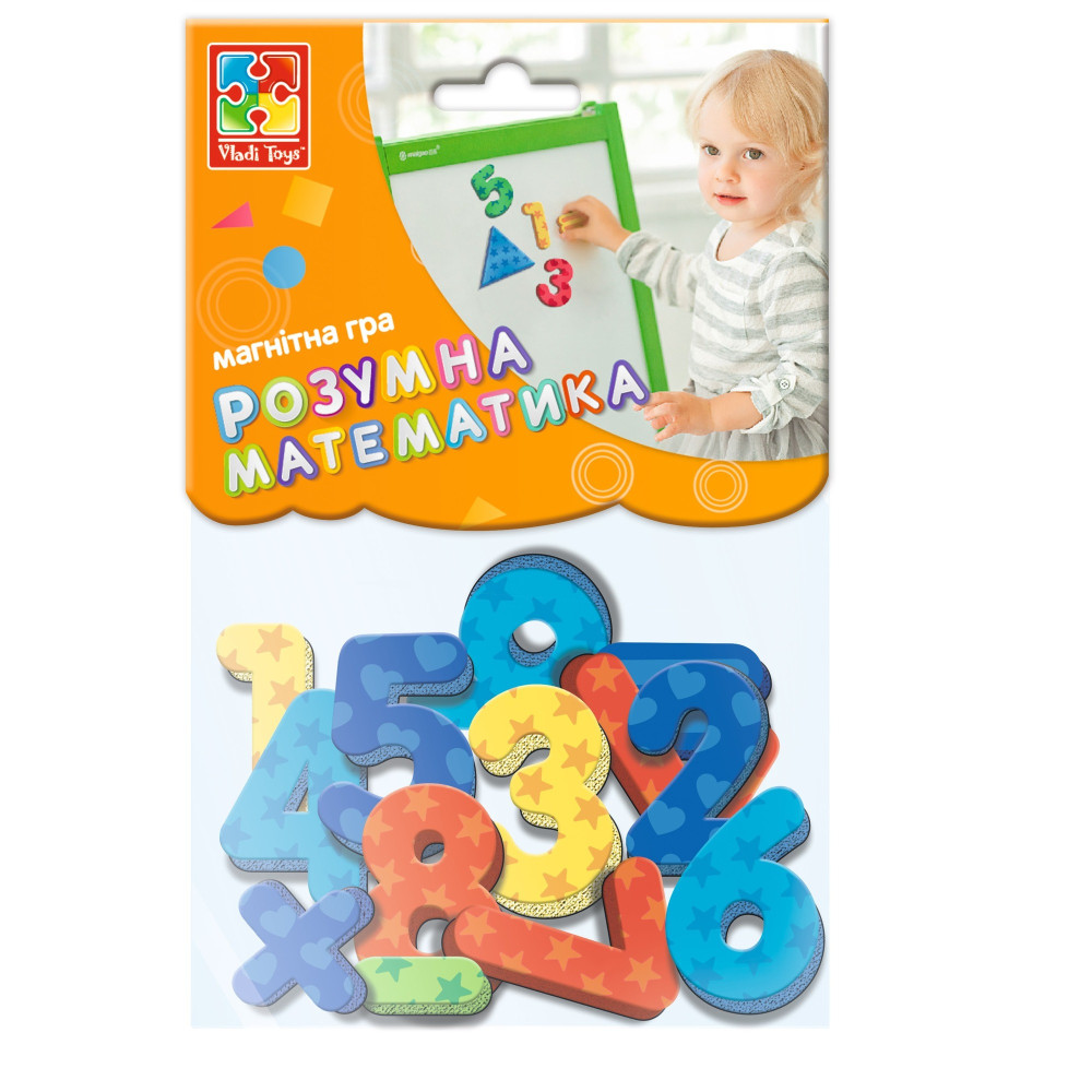 Vladi Toys Умная математика - магнитная игра с цифрами и фигурами (VT5900-01) Vladi Toys Умная математика - магнитная игра с цифрами и фигурами (VT5900-01)