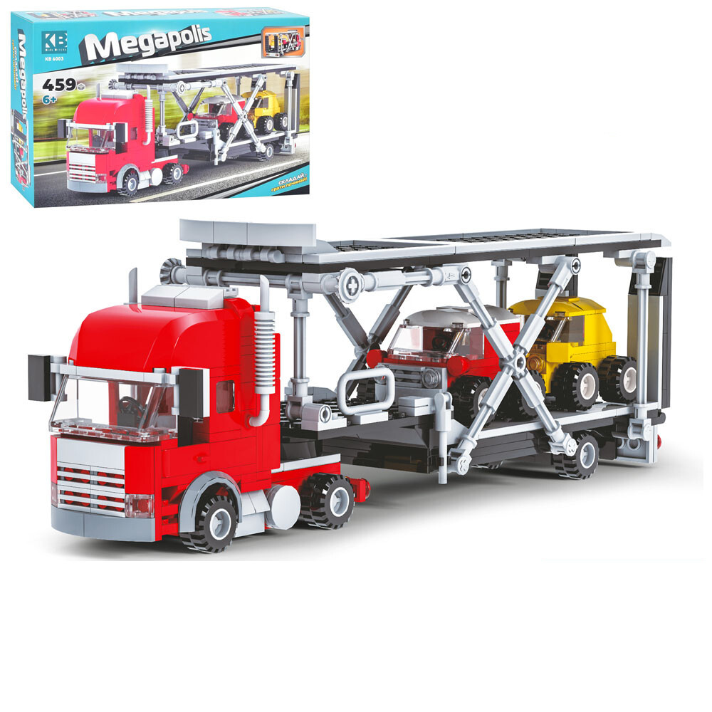 LimoToy Megapolis Трейлер - конструктор з машинками, 459 деталей (KB 6003)