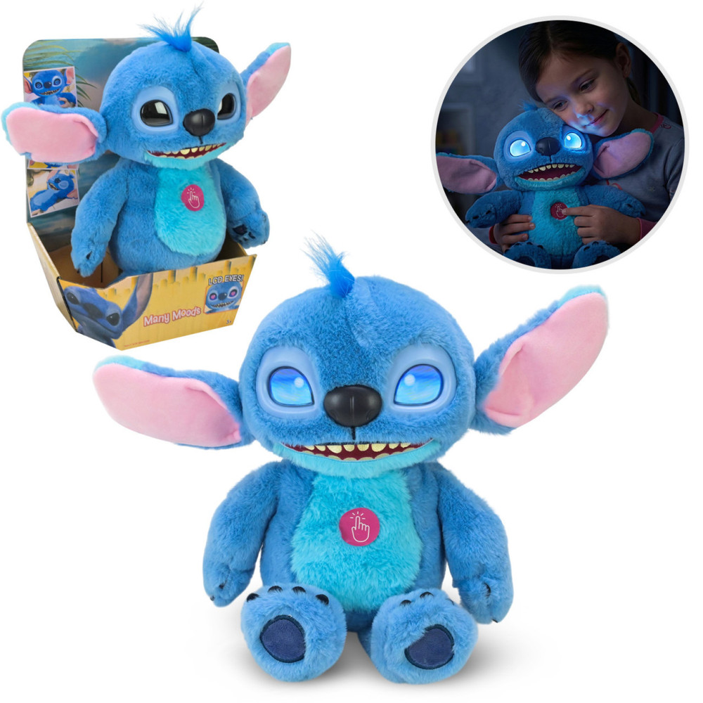 Stitch інтерактивний - м’яка іграшка зі світловими ефектами та звуками (C24405)
