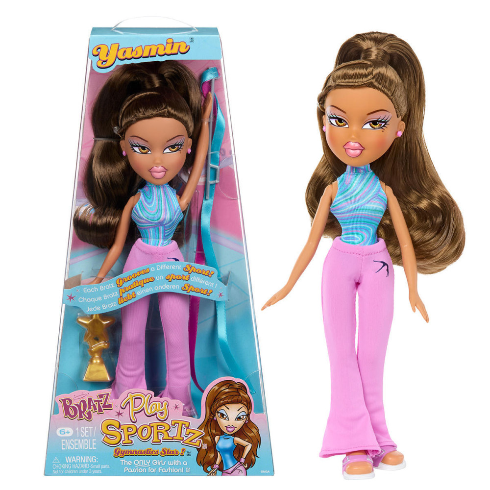Bratz Play Sportz Гимнастка Ясмин - кукла с аксессуарами (569534)