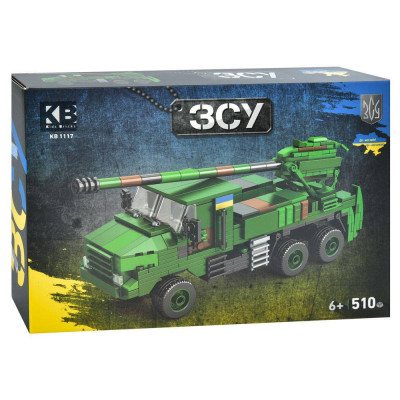 Limo Toy Самоходная артиллерийская установка - конструктор военной машины, 510 деталей (KB 1117) Limo Toy Самоходная артиллерийская установка - конструктор военной машины, 510 деталей (KB 1117)
