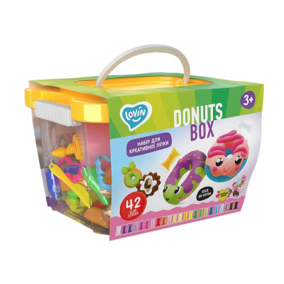 Lovin Donuts Box - набір для ліплення з повітряним пластиліном (70109)